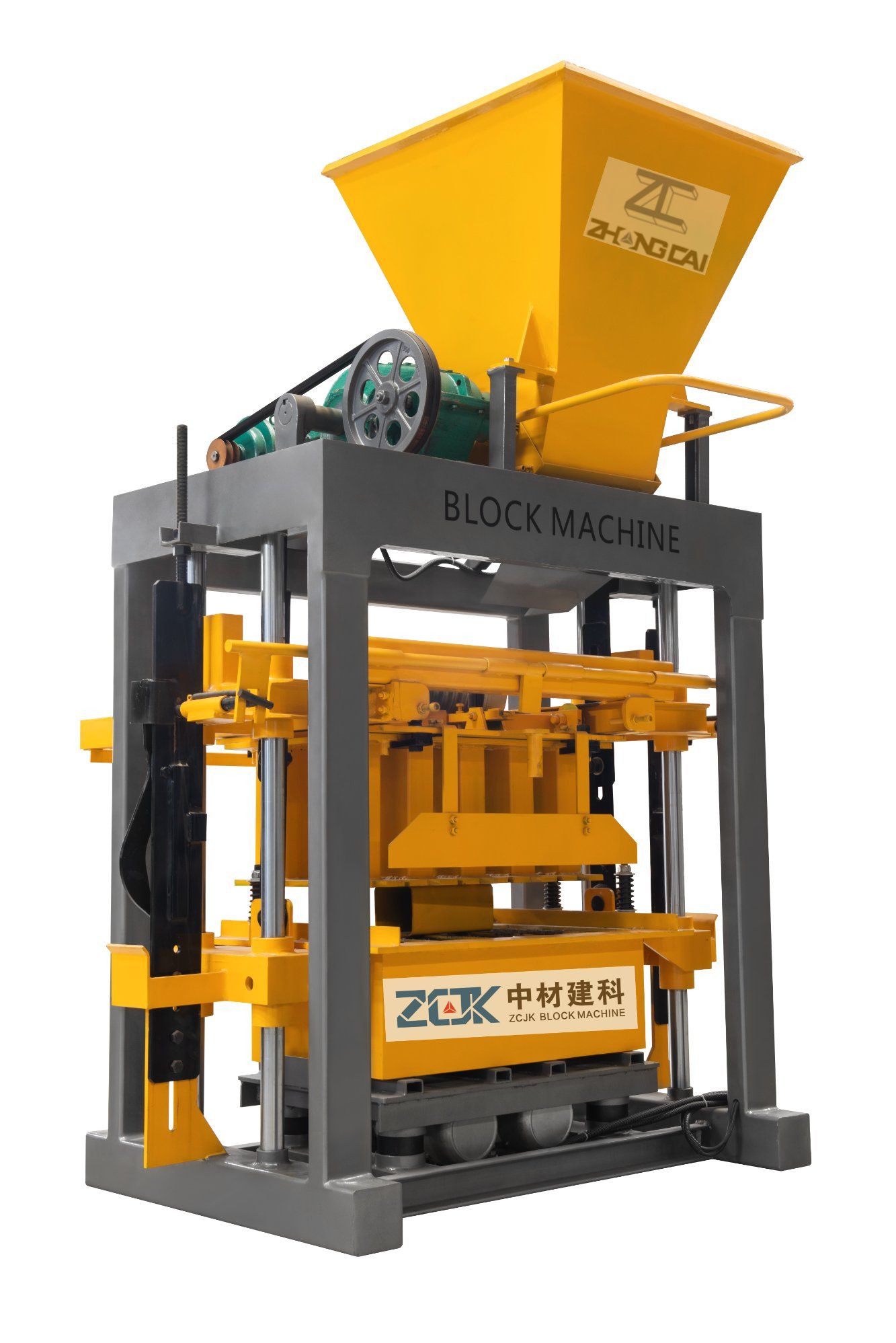 Zcjk Qtj4-40A Semi Automatic Brick Machine for Small Business at Home