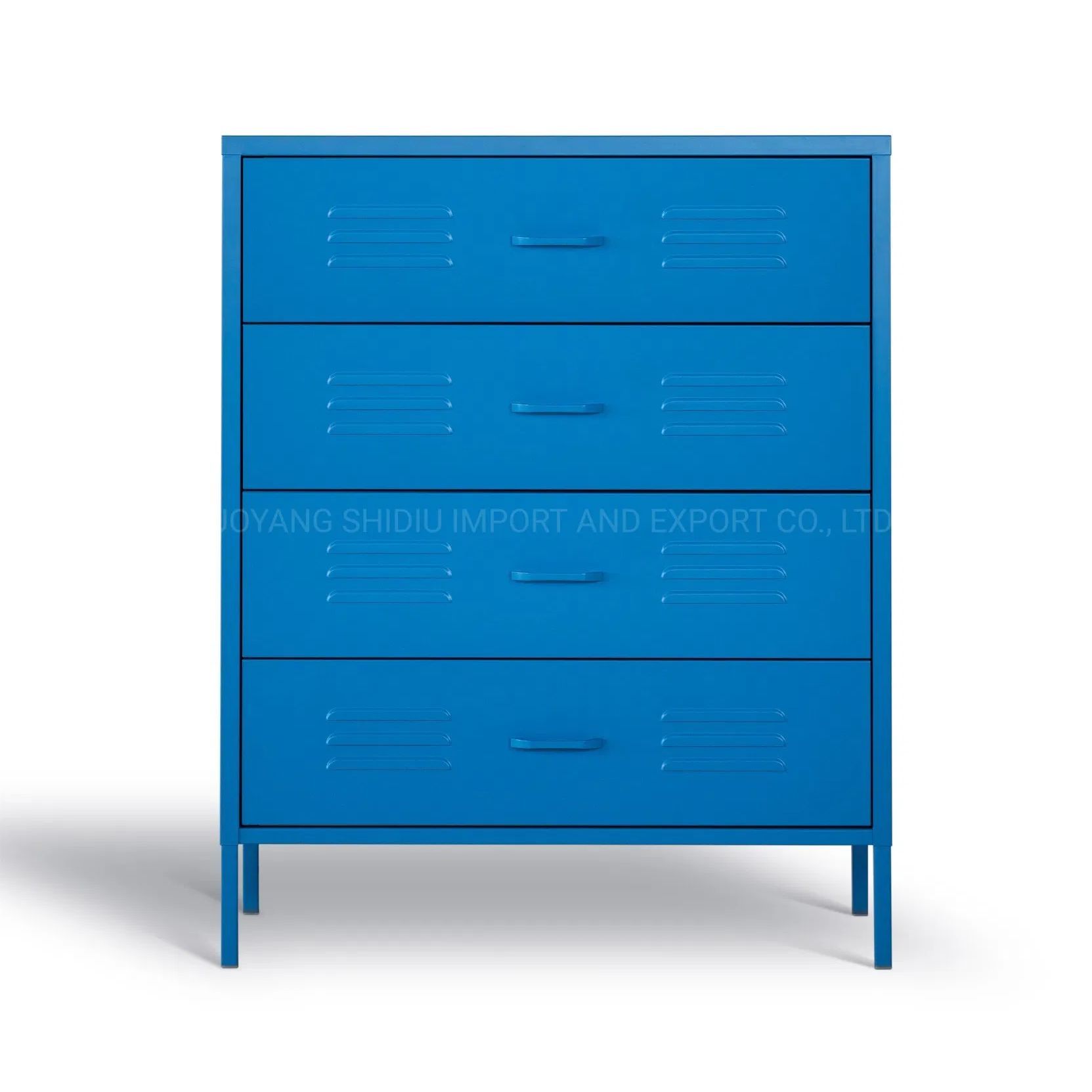 Metal Storage Drawer Cabinets Home Use Bed/Living Room Steel Accent Cabinet