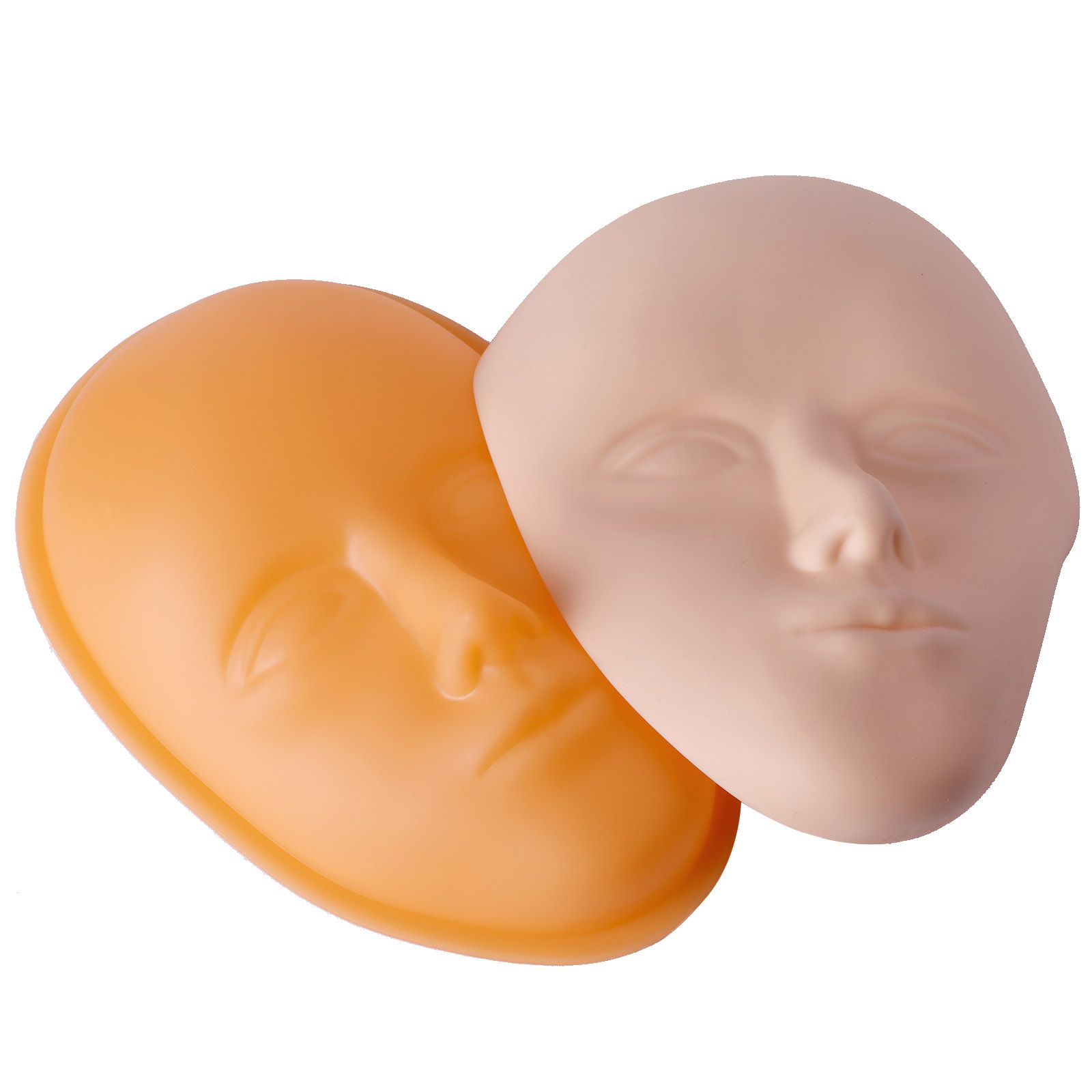 Premium Full Face Silicone Practice Skin Tattoo Microblading Mannequin Face