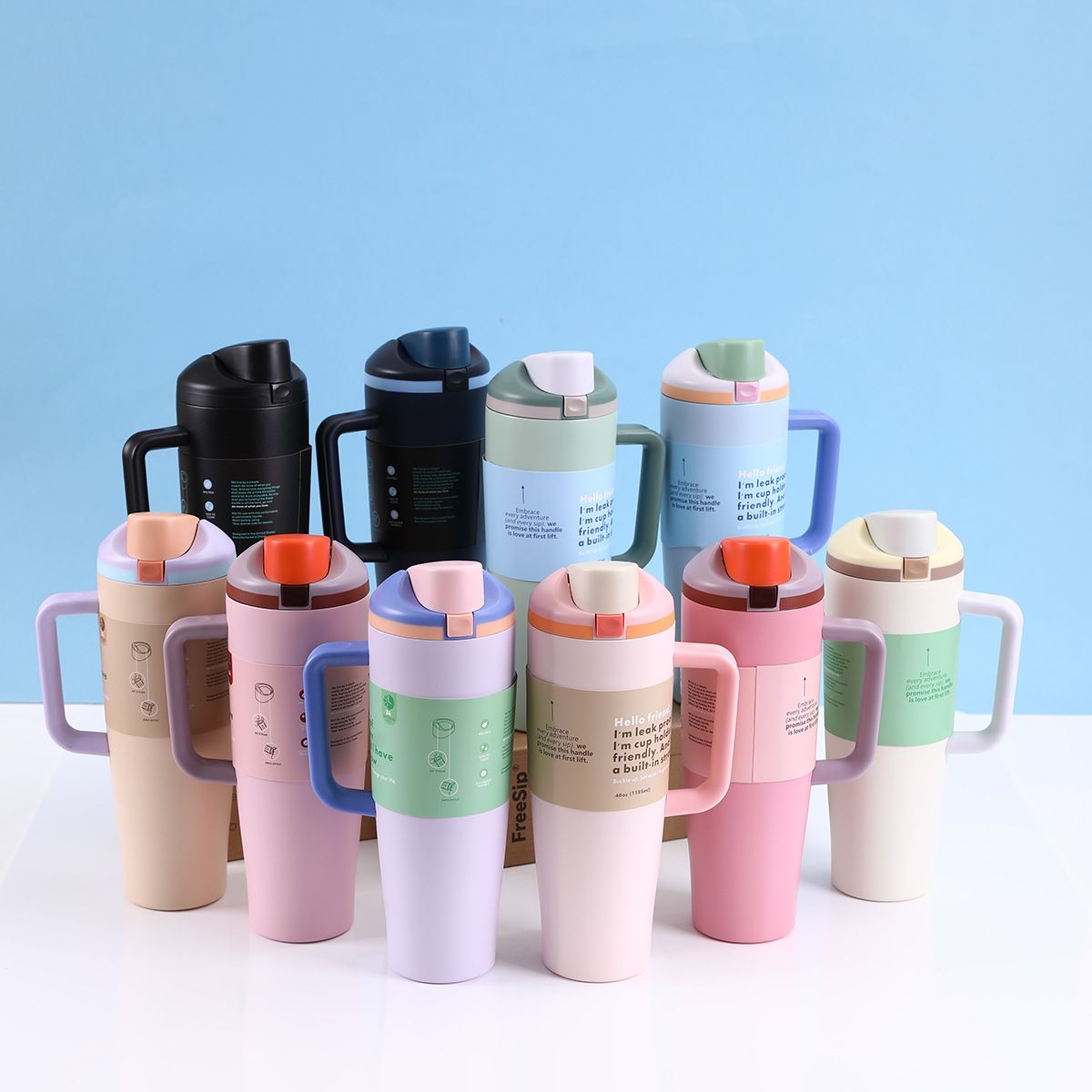 40oz Insulated Water Bottle, Durable Thickened Thermal Cup Water Bottle