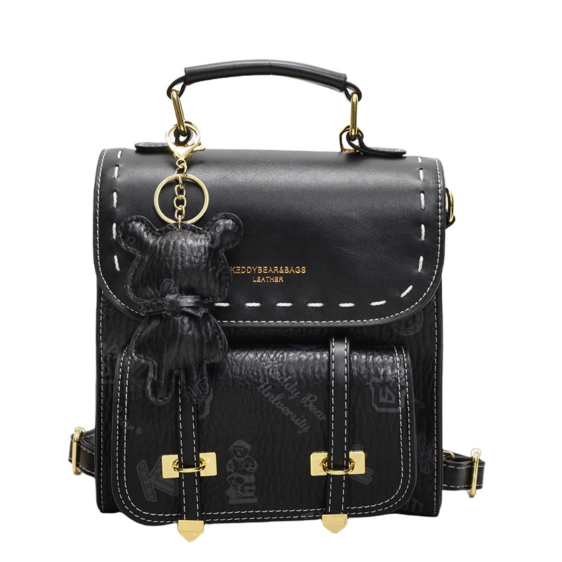 Digital Print Mini Crossbody Bag with Detachable Strap & Front Pocket