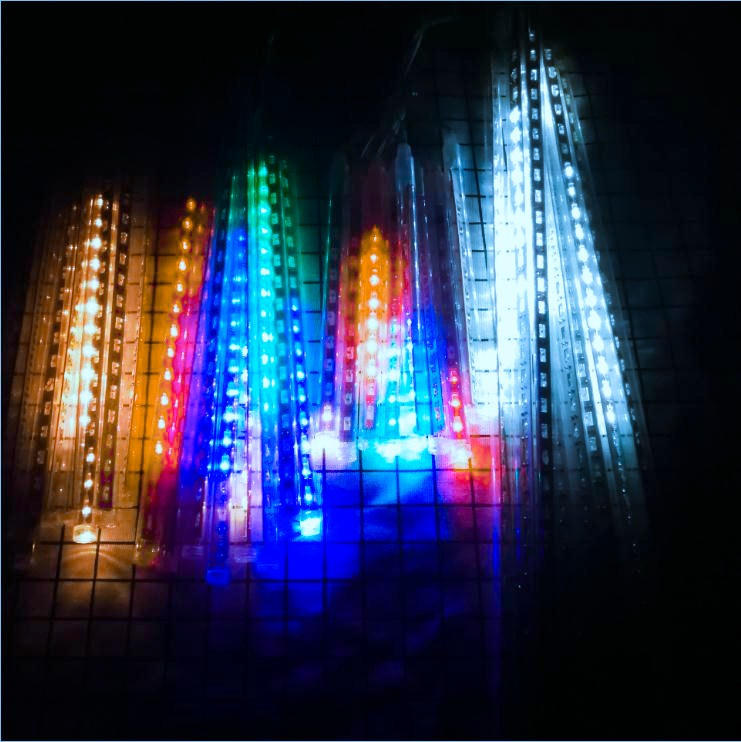 50cm Meteor Shower Rain Lights Waterproof for Christmas Tree or Halloween Illumination