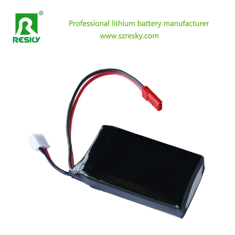 High Density Flat Square Lipo Li-ion Pouch Batteries Cell 30c 14.8V 2600mAh 4s RC Lithium-Ion Rechargeable Polymer Battery Pack for RC Drone RC Airplane