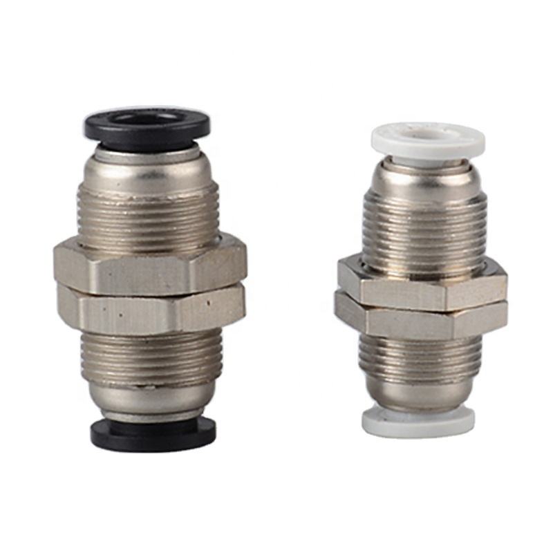 Brass Pneumatic Fittings Air Hose Union Bulkhead and Line Connector PM Union Pneumatic Parts in Bulk