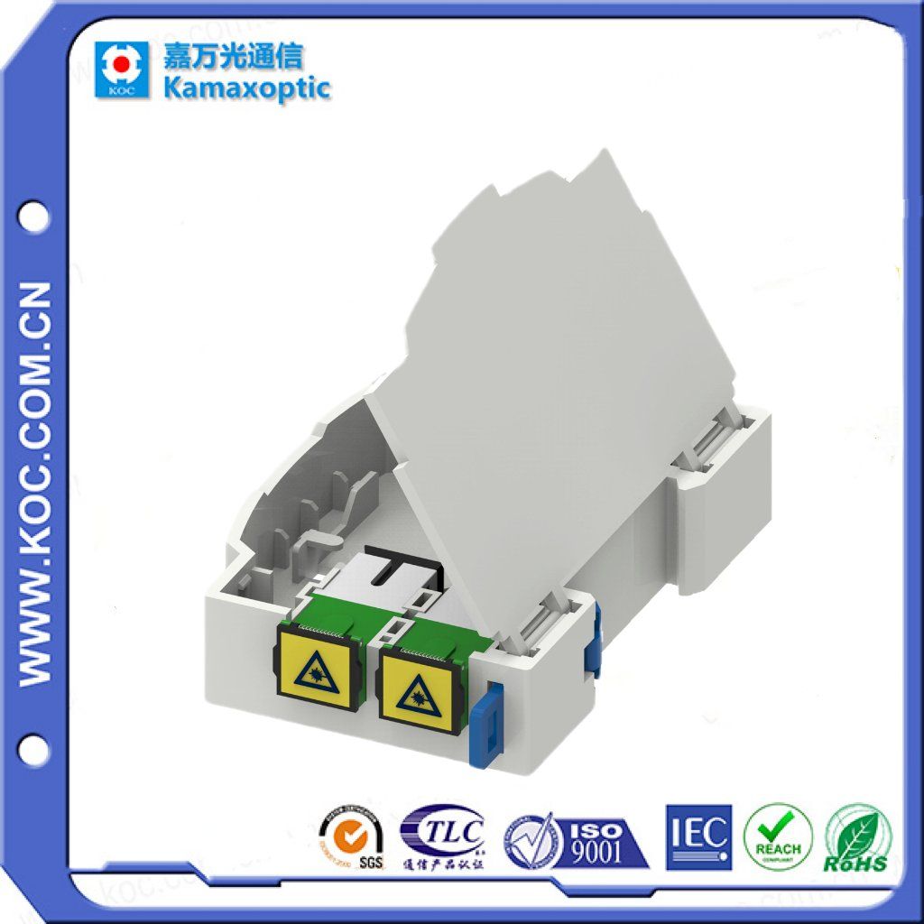 12-Port Sc/APC Waterproof Outdoor FTTH Distribution Box with 4.0mm Breakout Cable