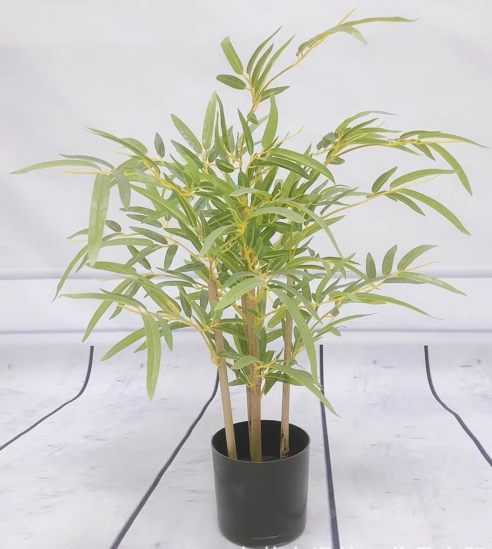 in Stock Wholesale Highly Simulation Bonsai Artificial Bamboo Tree Plant