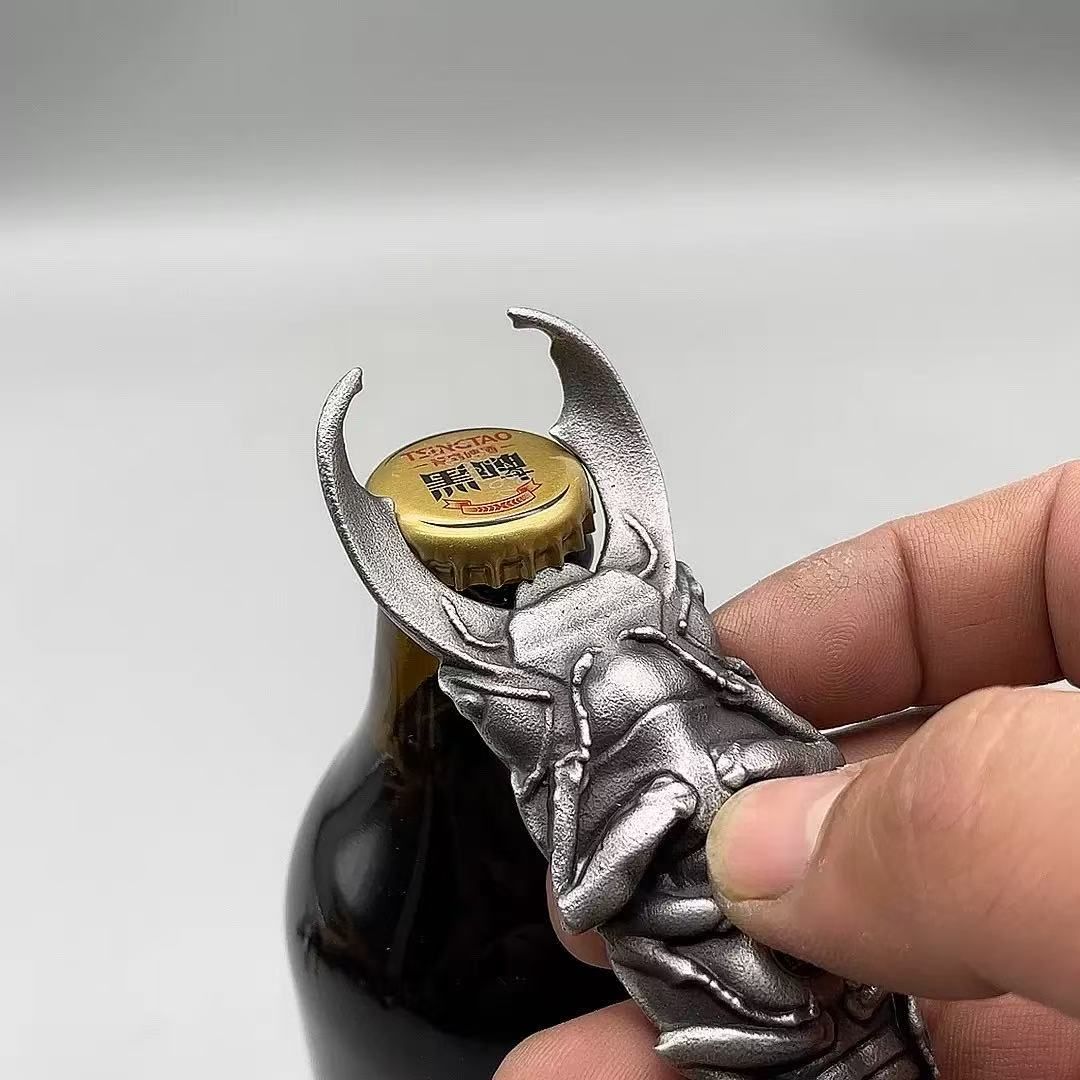 Premium 3D Metal Bottle Opener with Embossed Logo Design