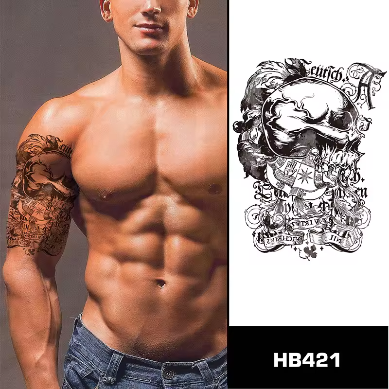Latest Temporary Tattoo Cool Arm Rest Tattoo For Men And Women