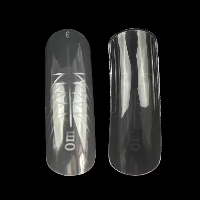 Winsome Beauty Factory Direct Sales Classical Extension Tools Dual Form Nail Tips Pp Material Artificial Nails Kit Finger Square