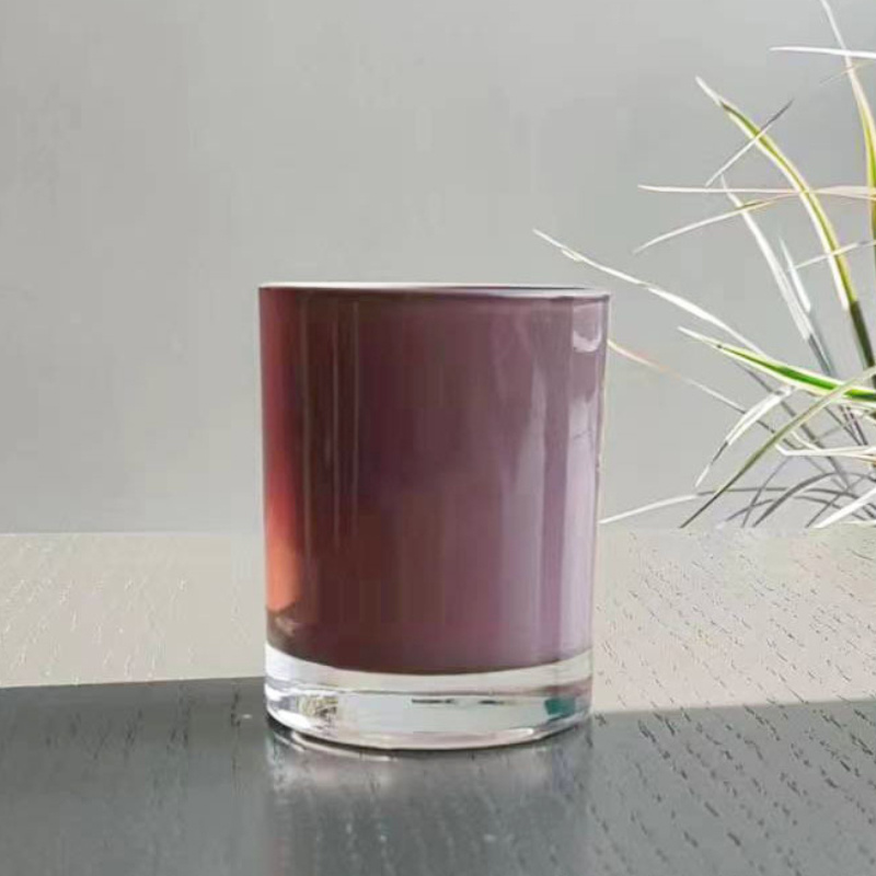 Home Decoration Thick Bottom Colorful Style Glass Jar Soy Wax Candles Gift Scented Candles in Glass Jars