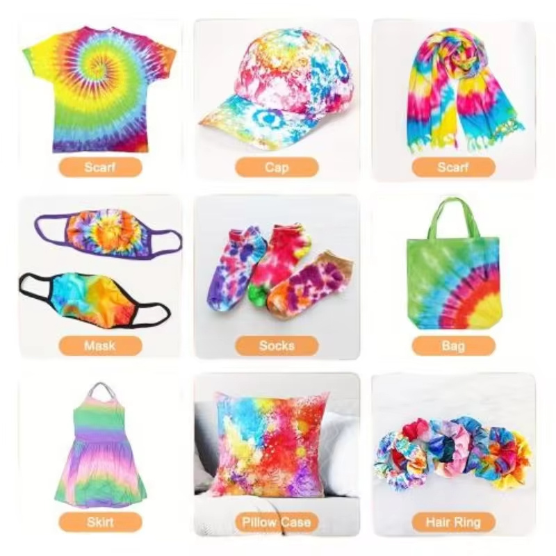Wholesale Vibrant Kit Squeeze Bottles DIY Fabric Art Accessories Crafting Tie-Dye Toys