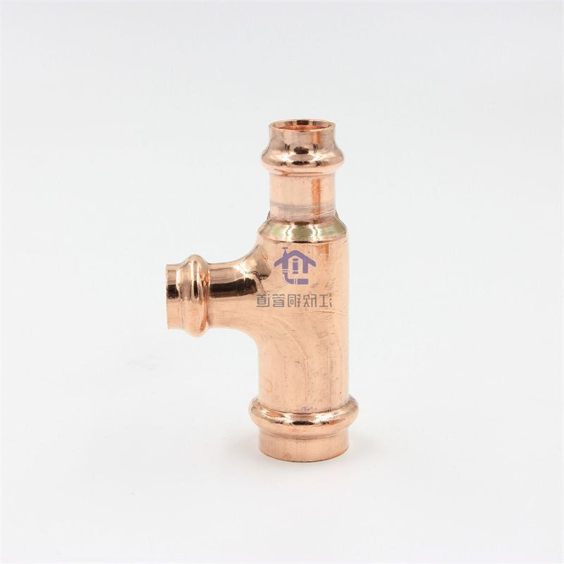 Best Seller Copper Reducer V-Profile Tee T-Joiner Ireland Plumbing