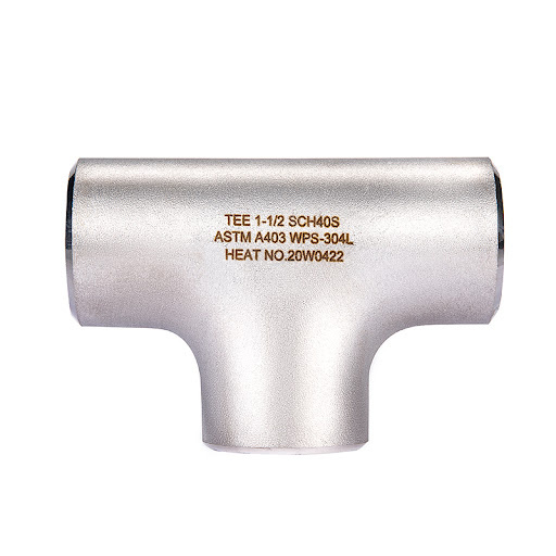 High Quality Factory Direct Sale 304 316 Butt Welded Stainless Steel Tee