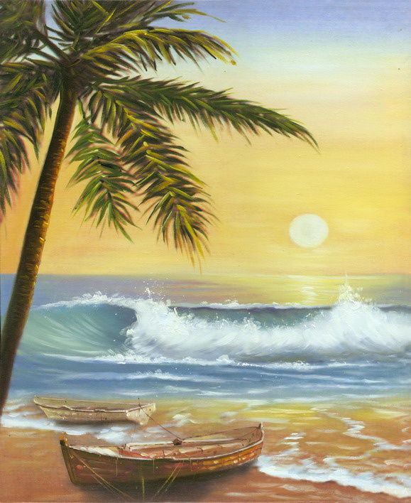 Best-Selling Landscape Canvas Painting Wall Arts for Home Decoration