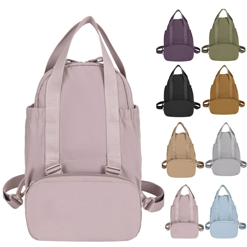 High Quality Simple Girls Casual Sports Backpack New School Bag with Zipper Closure Fashion Softback Student Backpack