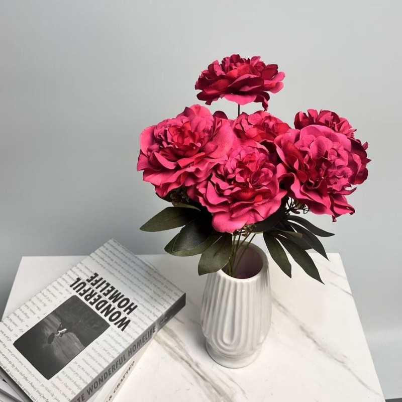 Peony Bouquet for Home Holiday Decoration Artificial Flower From Factory