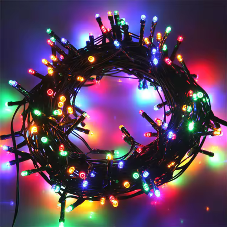 Jxjt Original Factory Solar Bulb Outdoor Garden Decoration Waterproof Led String Xmas Decorative Lighting Christmas Lights