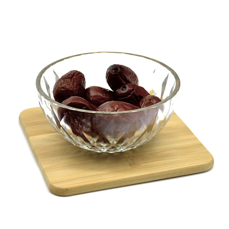 Wholesale Bamboo Coaster Kitchen Round Tea Cup Pads Set Bamboo Wood Placemats Coasters for Drinks