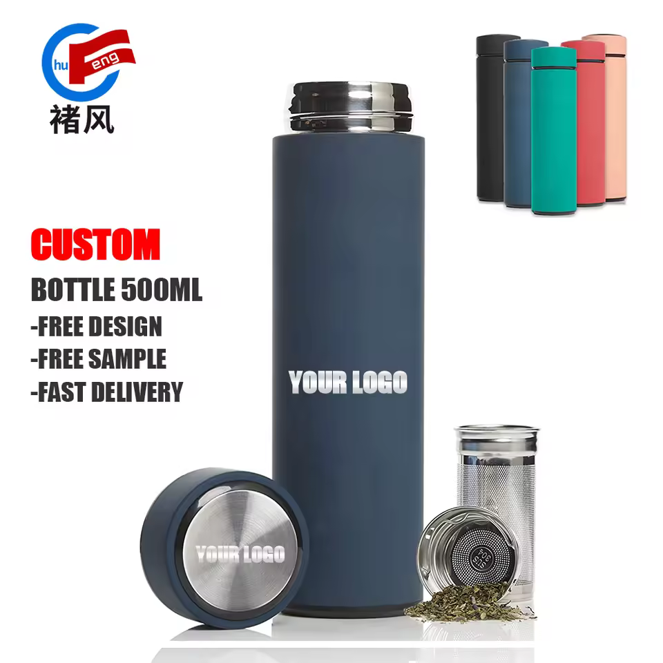 Wholesale Ready To Ship 500ml Insulated Stainless Steel Water Bottle With Filter Vacuum Flasks & Thermoses Cups Termos