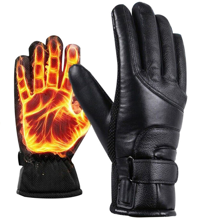 Heated Gloves Rechargeable Heating Gloves Winter Touchscreen Warm Gloves