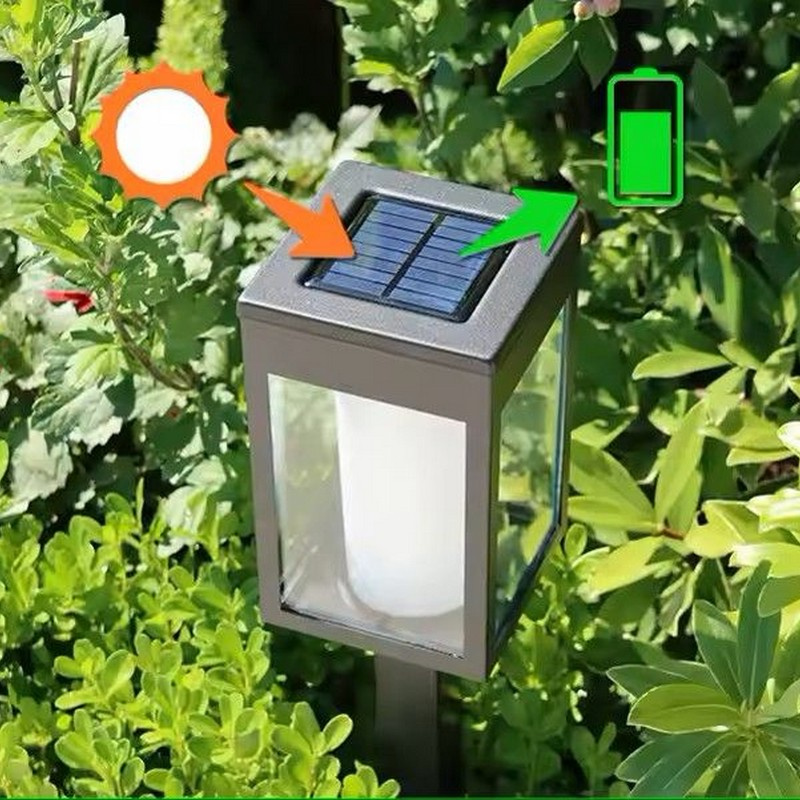 Solar Outdoor Light LED Solar Garden Path Light Strip Edison LED Light Bulb Solar Light Courtyard Sidewalk Lane