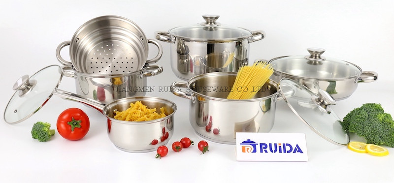 Equipment Kitchenware Couscous Pot 10PCS Stainless Steel Steamer Pot