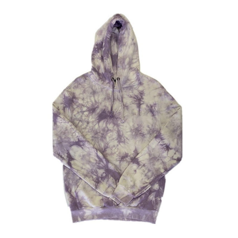 Vintage Tie Dye Oversized Private Label Personalized Double Hooded Pullover Hoodie