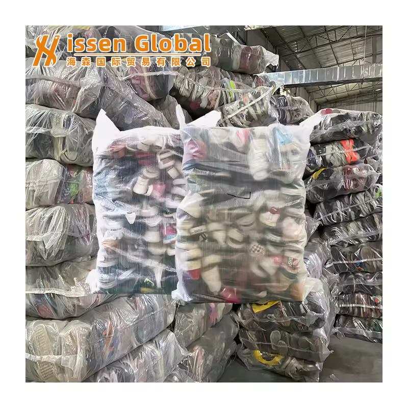 Factory Direct Supply Clear Stock Second Hand High Cut Basketball Shoes Ukay Bundle Distributor Sepatu Bekas Import Karungan Sne