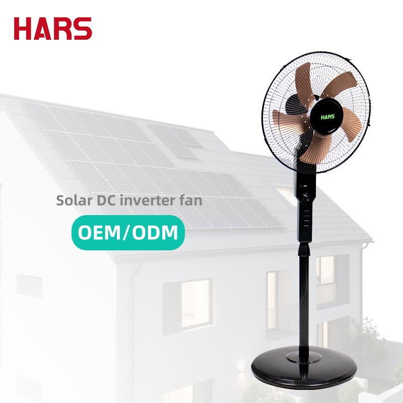 Durable Ground Solar Fan with Strong Wind for Your Home
