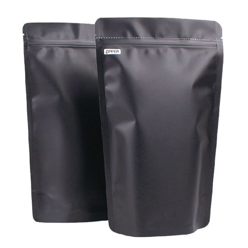 Matte Stand up Pouches for Coffee with Resealable Ziplock