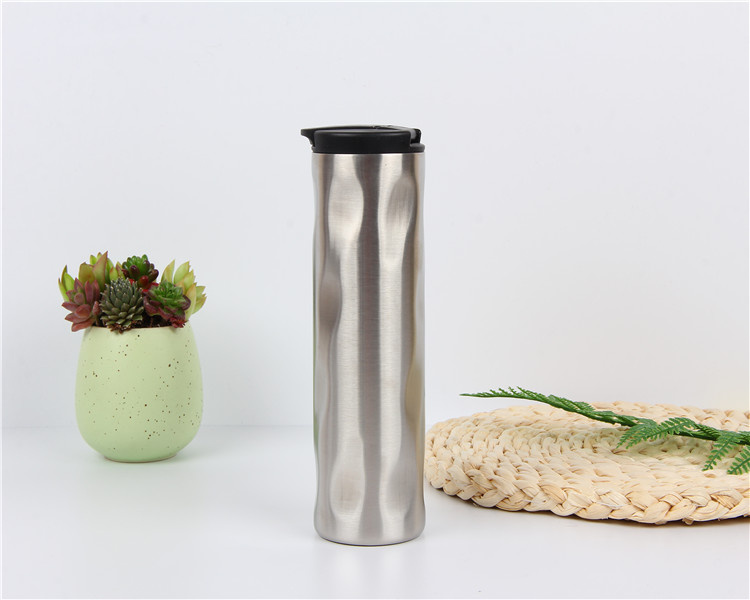 High Quality Double Wall Stainless Steel Travel Mug with Lid (SH-SC75)