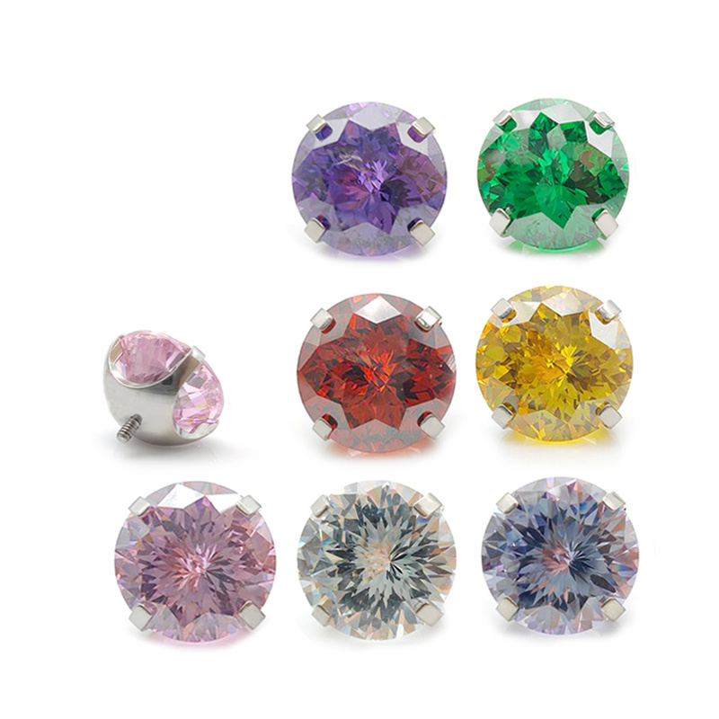 Hot Selling Titanium Conch Piercing Jewelry Shogun Cut 16g Internally Threaded Body Piercing Jewelry