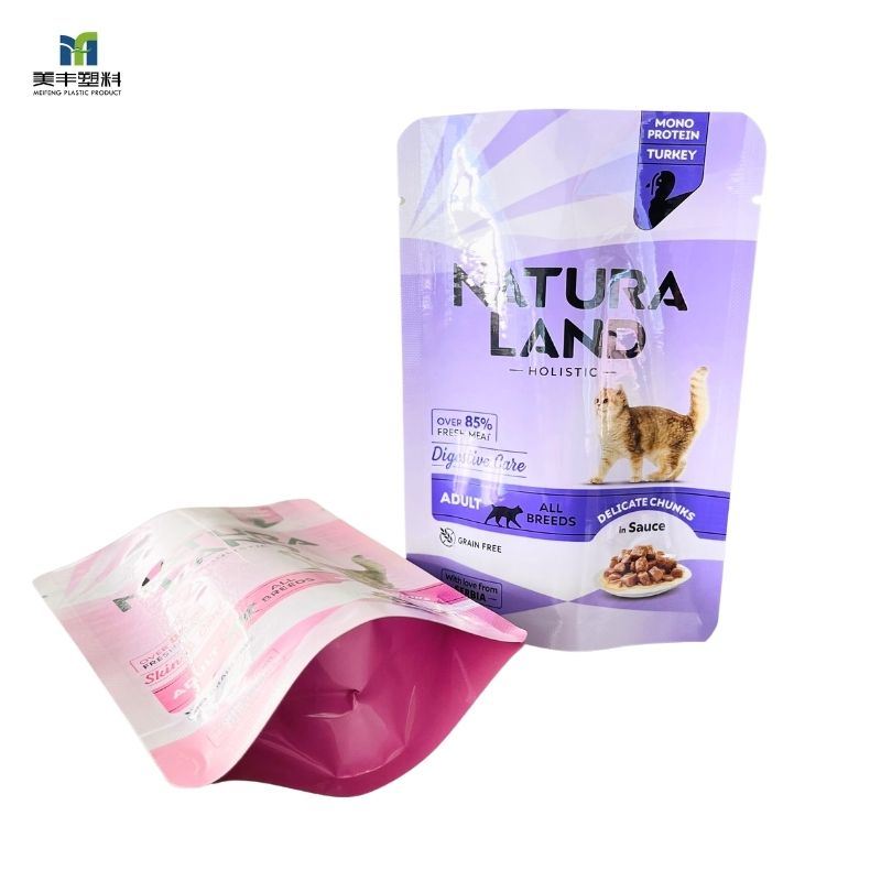 China High Barrier Wet Cat Dog Pet Food Snacks Plastic Mylar Aluminum Foil Smell Proof Retort Packaging Packing Package Doypack Stand up Pouch