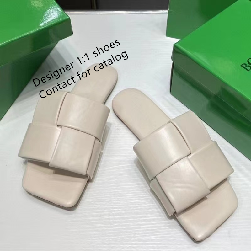 Replicas Lady Shoe Wholesale Famous Branded Shoes Buy Shoes Online Cheap with Logo Slippers Flat Pool Pillow Comfort Women Designer Shoes