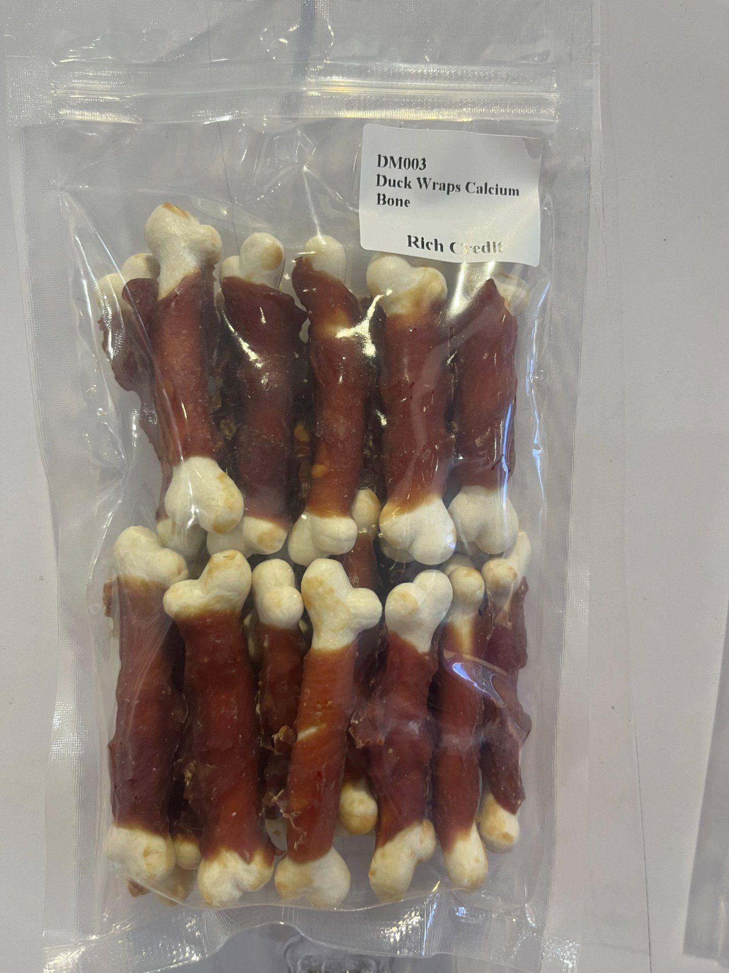 Premium Dog Treats Duck Wraps Calcium Bone Dog Snacks