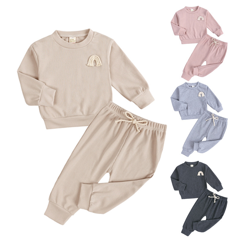 Child Tracksuit Sportswear Ins Clothes Fashion Sport Suit and Pant Jogger Set Autumn Winter Kids Clothing Tracksuit Sets