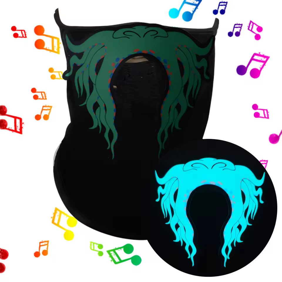 Top Fashion Neon El Mask Light Up Led Mask Party Masks With Lights