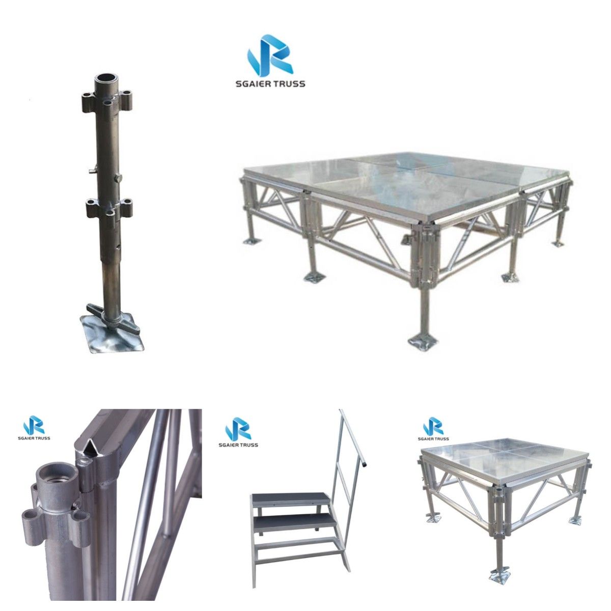 2024 Music Equipment Aluminum Acrylic Podium for Concert Stage Sound Lighting System