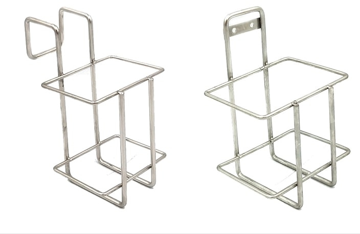 Stainless Steel Medical Hanging Rack Basket Hand Sanitizer Liquid Soap