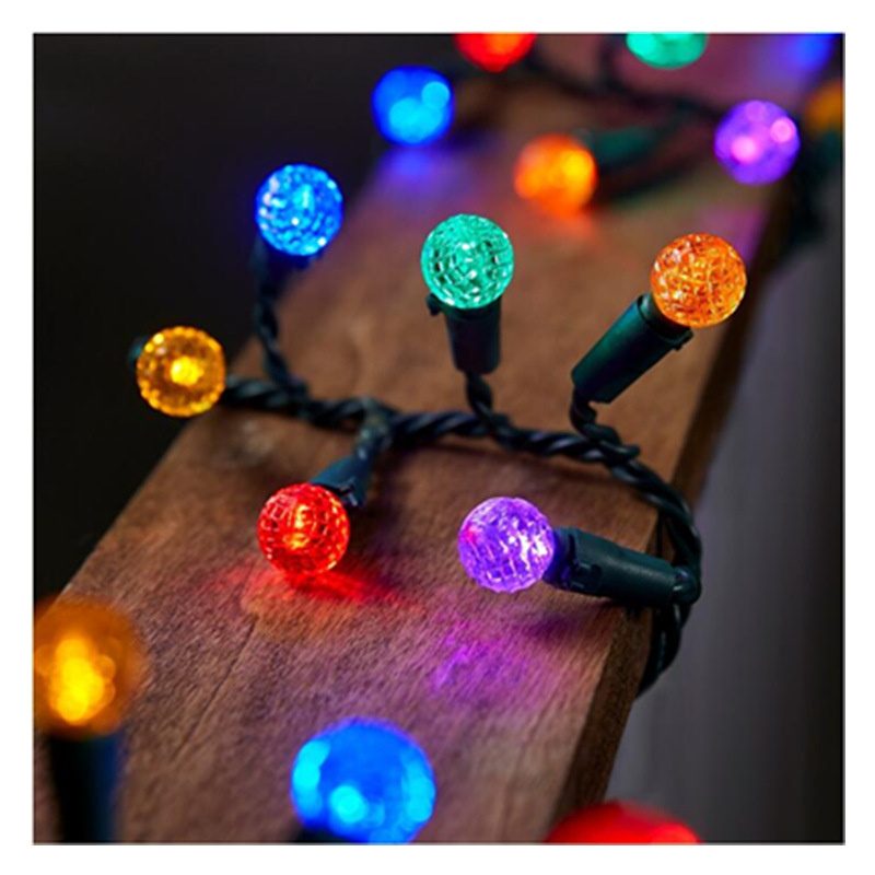 Wholesale LED Christmas Globe String Lights with Pearlized Glass Bulb
