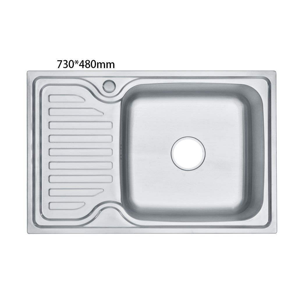 K-7348 Lavadero Granite Composit Sinks Under Mount Stainless Steel Corner Laundry with Cutting Board Kitchen Sink