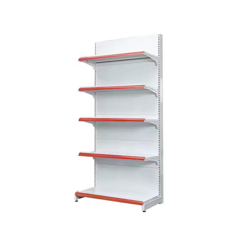 Guichang High Quality Adjustable Metal Wooden Gondola Supermarket Shelving For Sale
