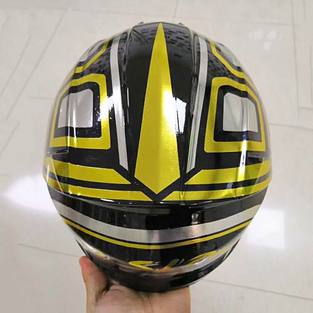 Waterproof Reflective Water Slide Decal Helmet Flame Decal Long Lasting Outdoor