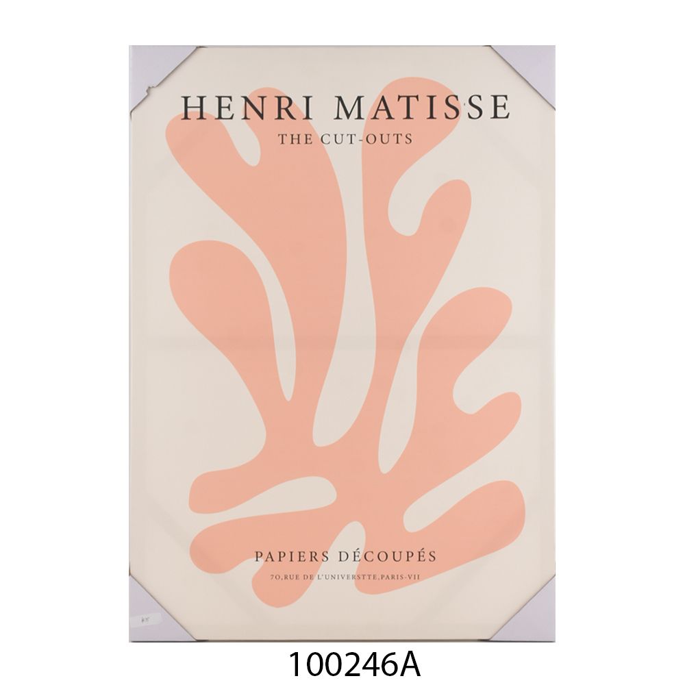 Factory Wholesale Handicraft Painted Vertical PS Frame Canvas Wall Art for Home Decor