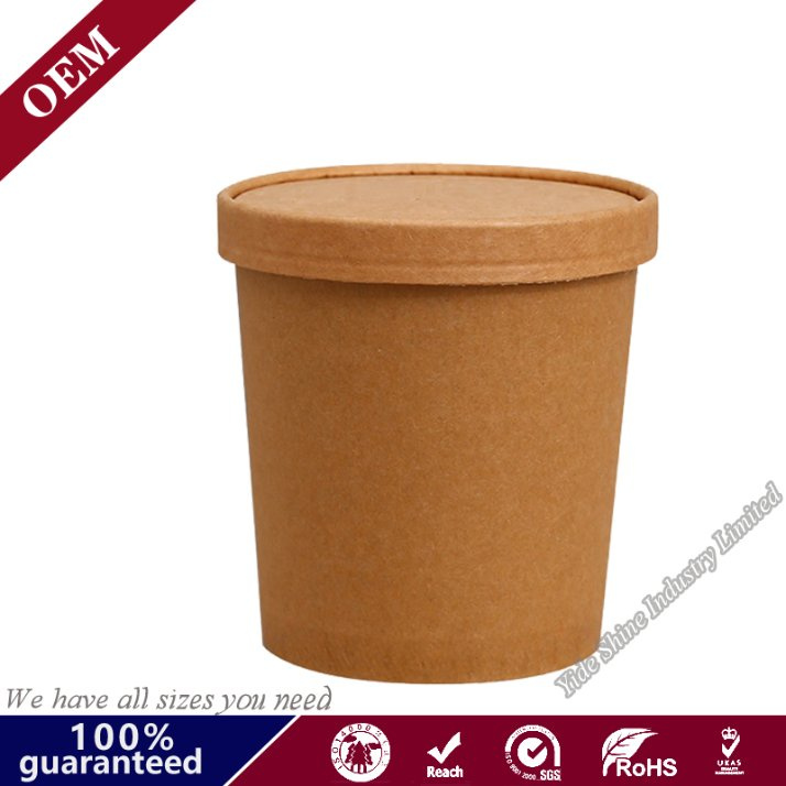 Factory New Products 8oz 12oz 16oz Ripple Double Single Wall Disposable Black Kraft Soup Paper Coffee Cup with Lid