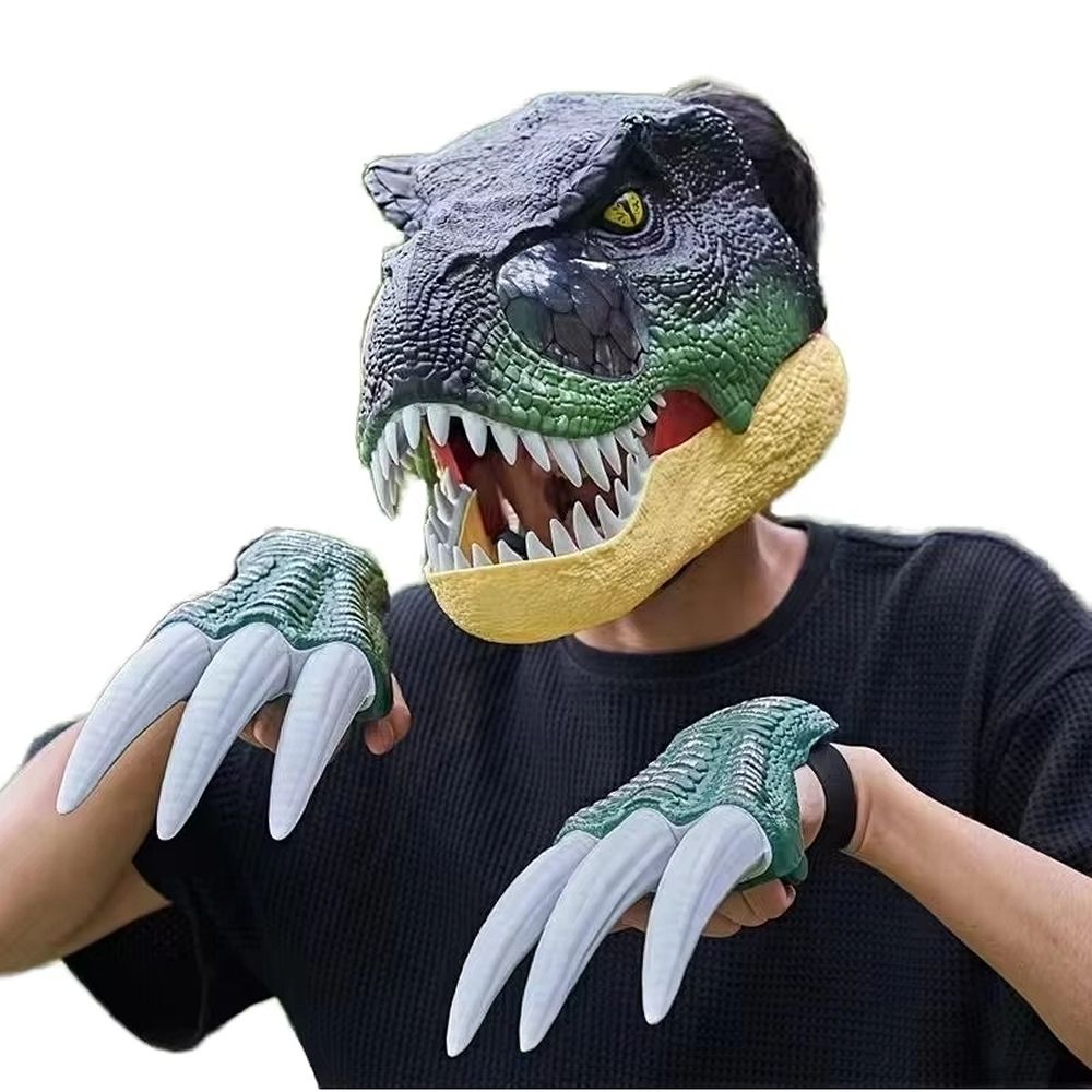 Party Family Time Kids Adults Animal Dinosaur Mask-Realistic Cosplay Toys T-Rex Dinosaur Helmet