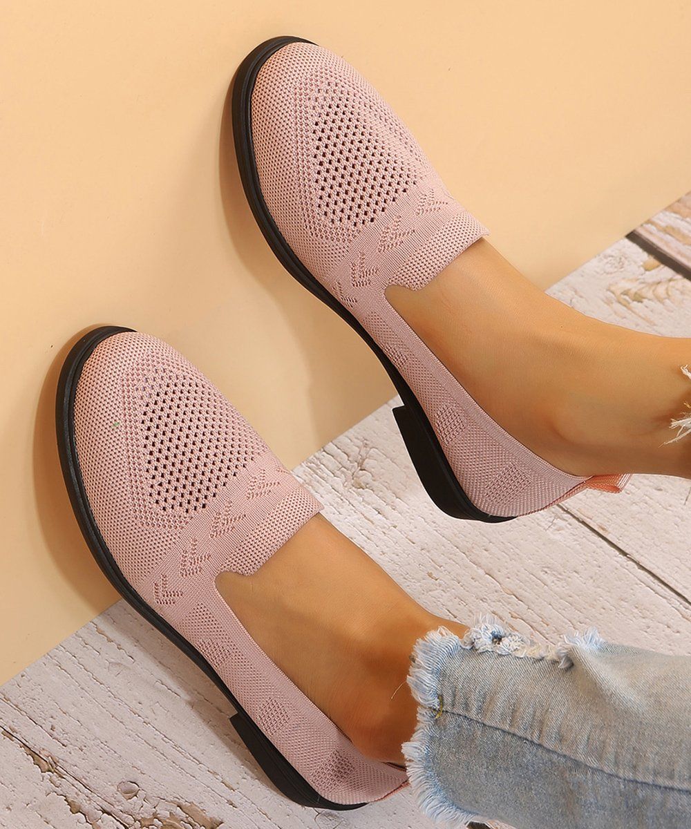 Shoes Stock 2024 Wholesale Solid Color Microfiber Upper Pointed Toe Casual Work Flat Loafer for Women