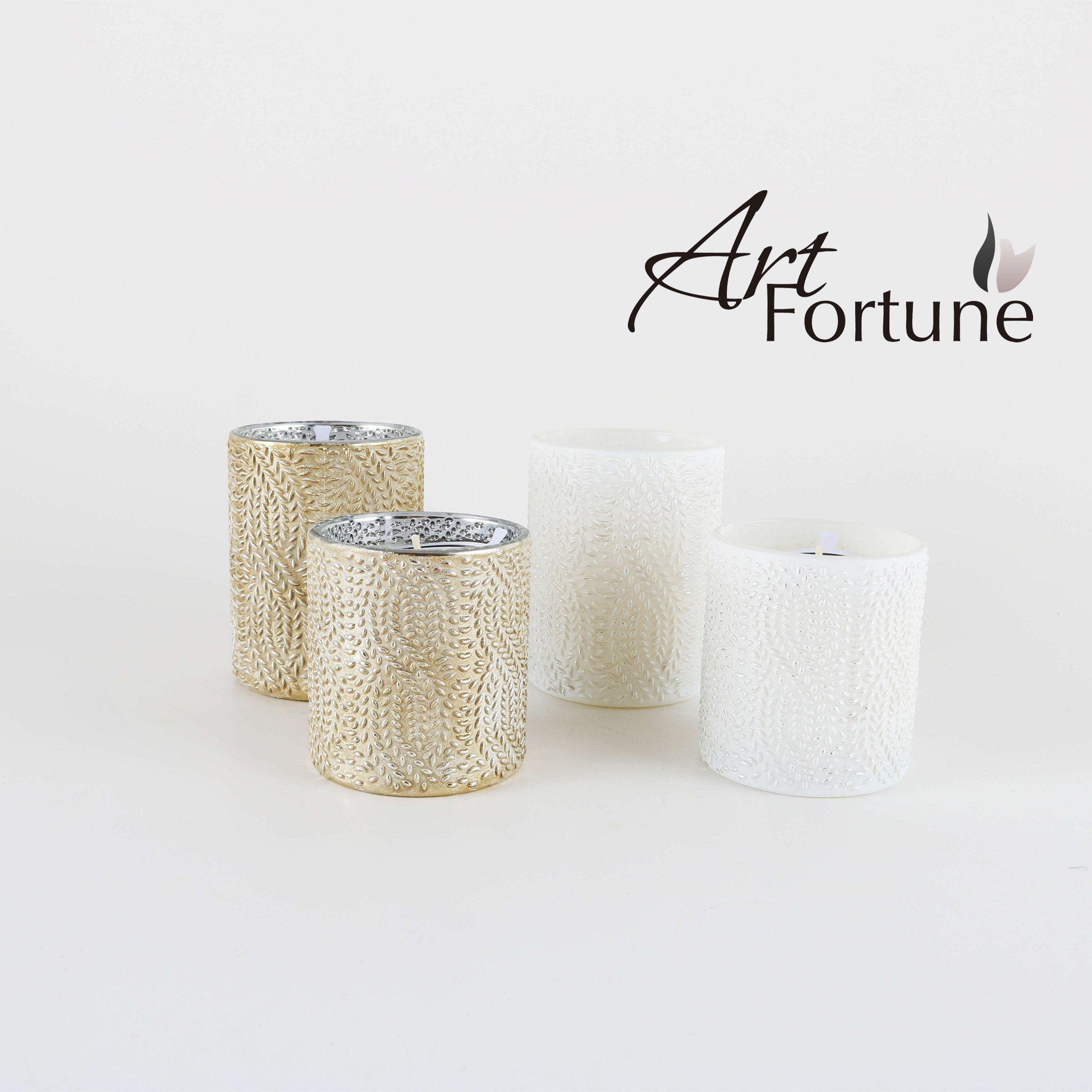 Hot Sale Mercury Glass Candle Holder for Christmas Decor