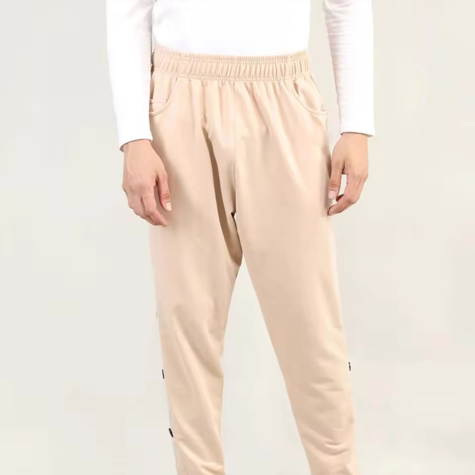 Men's Premium Cotton Jogger Pants Slim Fit Zipper Pockets Sweat Pant With Narrow Bottom Casual Running Trouser Wholesale Oem