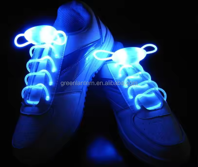 Led Light Luminous Shoelace Fashion Glowing Shoe Laces Flashing Colored Neon Shoestrings Chaussures Led Party Laces 1 Pair /lot